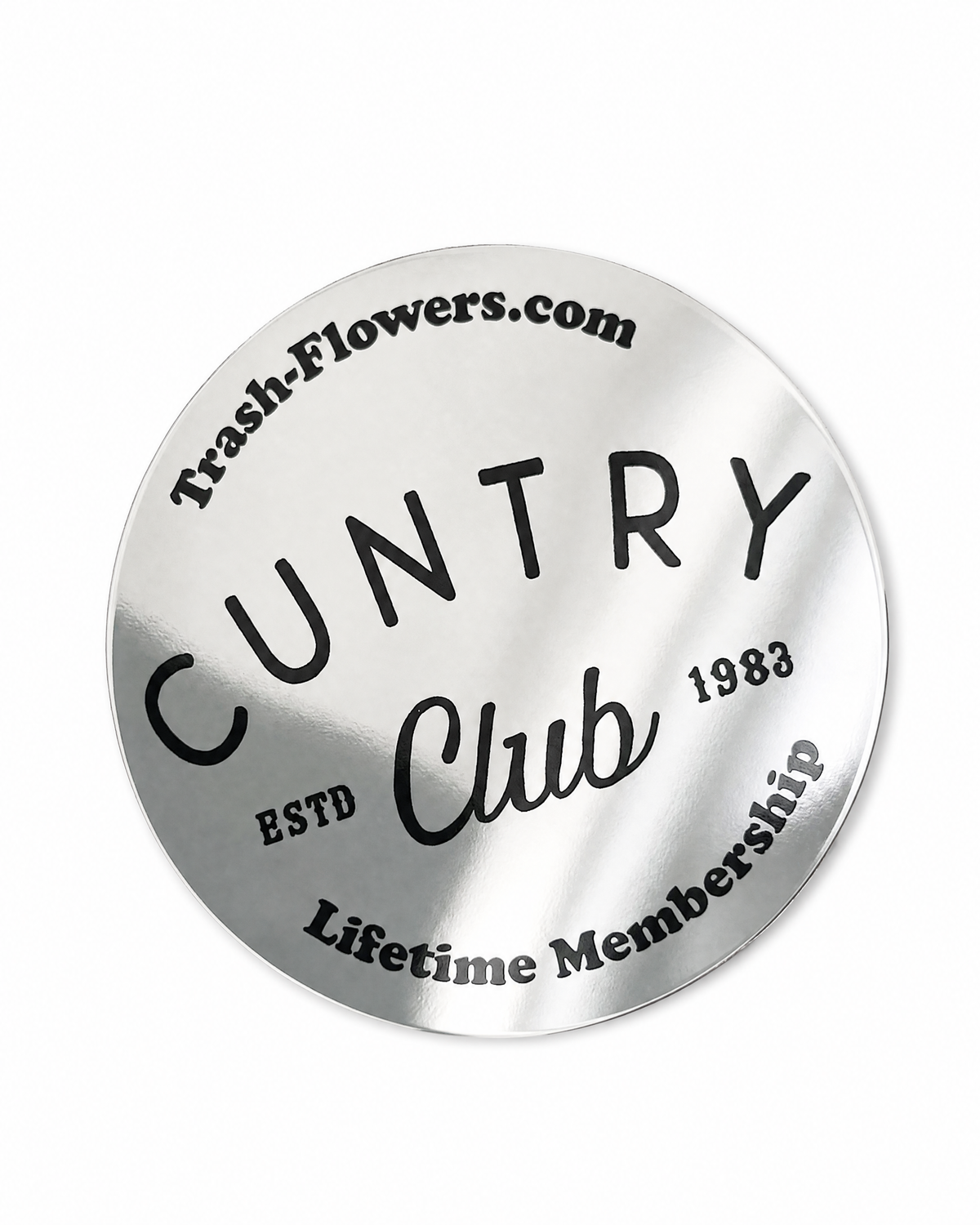 Cuntry Club Lifetime Membership Sticker