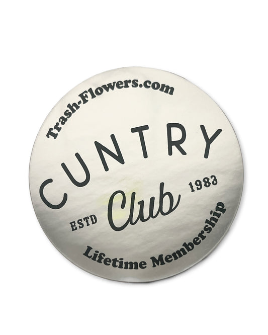 Cuntry Club Lifetime Membership Sticker