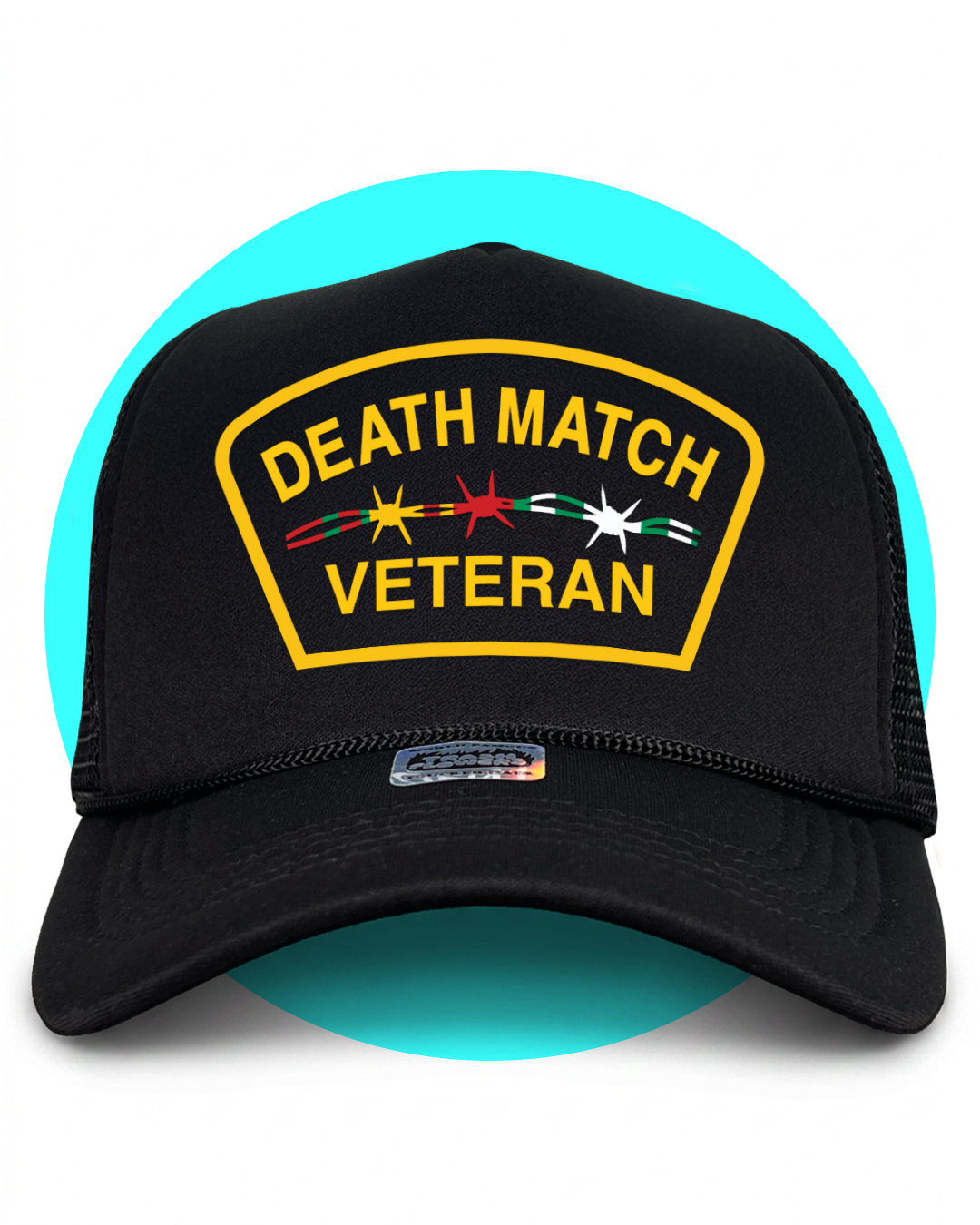 Death Match Veteran Trucker Hat
