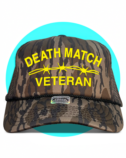 Death Match Veteran Trucker Hat