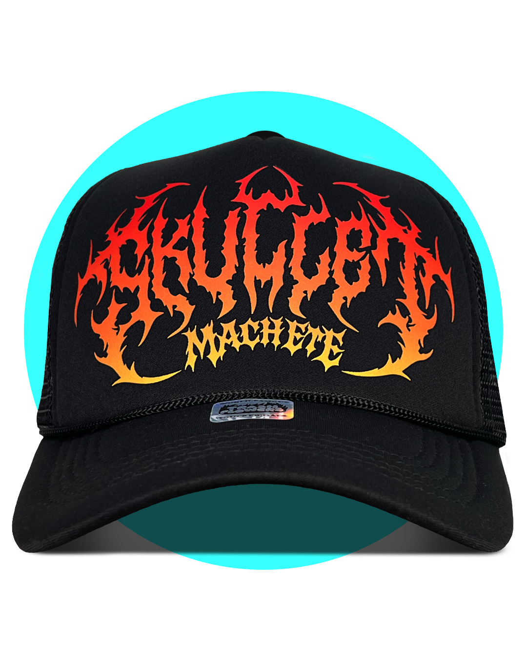 Death Metal Skullet Trucker Hat