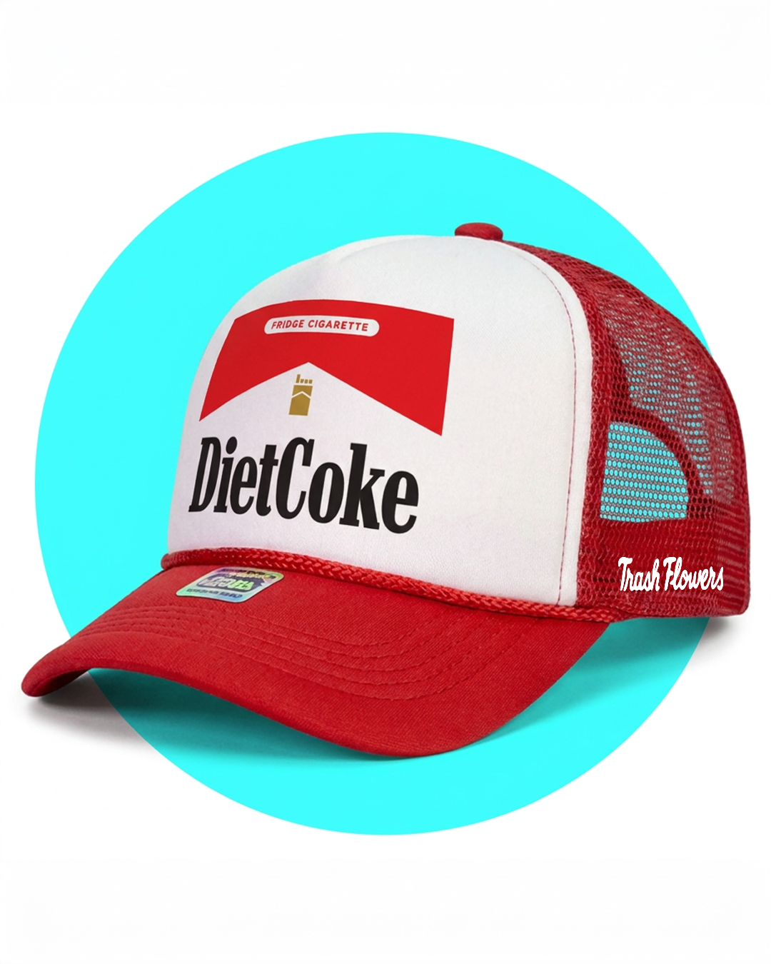 Diet Coke Fridge Cigarette Trucker Hat
