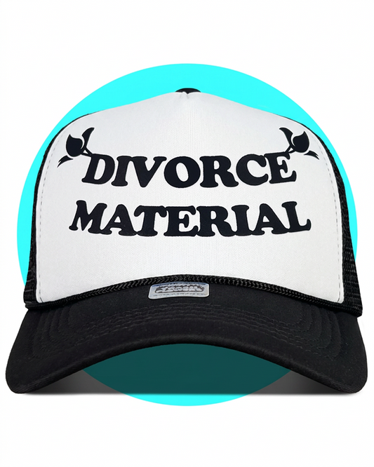 Divorce Material Trucker Hat