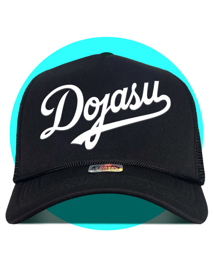 Do Ja Su Weeb Dodgers Trucker Hat in black