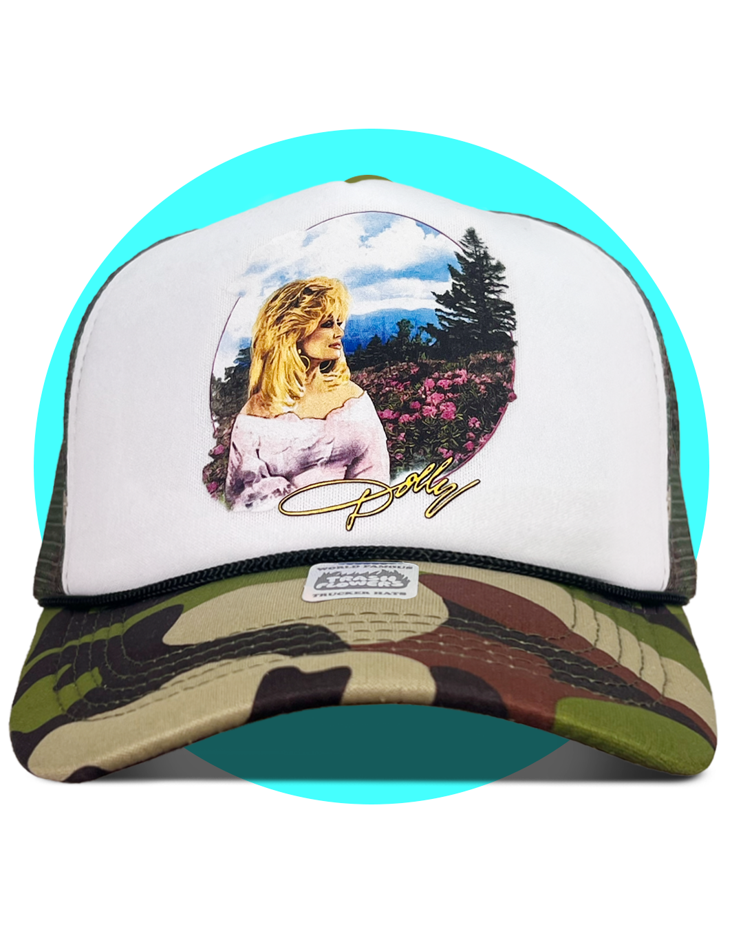 90s Dolly in The Wild Trucker Hat