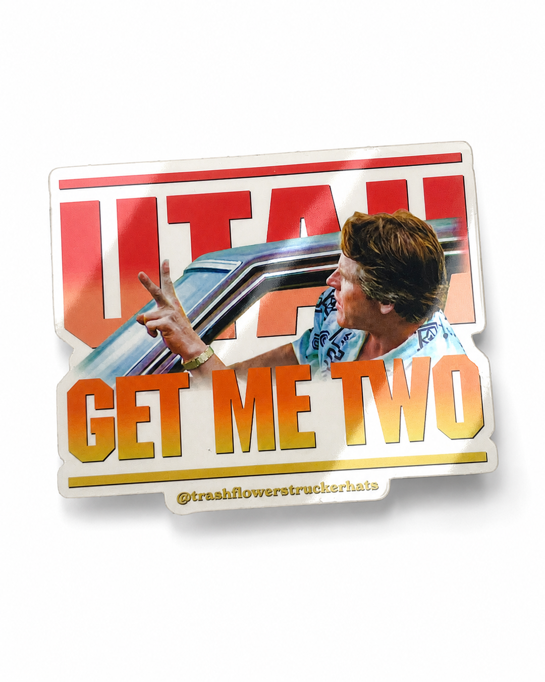 Utah Get Me Two Die-cut Clear Sticker