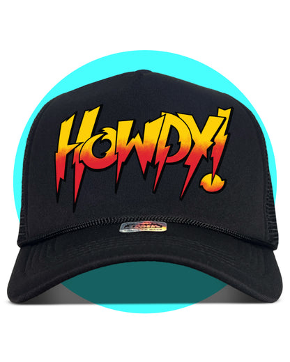 I'm all Out of Howdy Trucker Hat in black