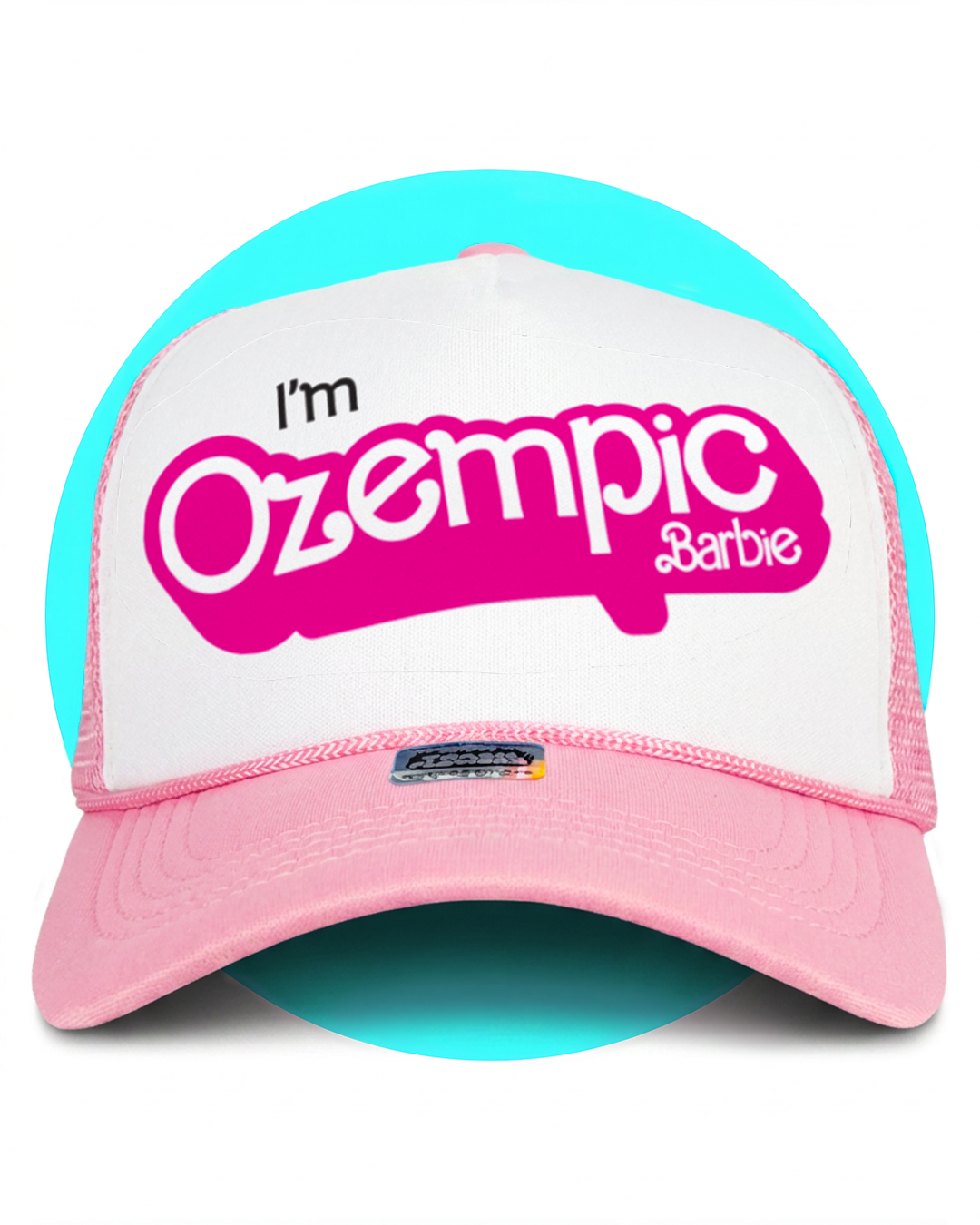 Casquette de camionneur Barbie I'm Ozempic