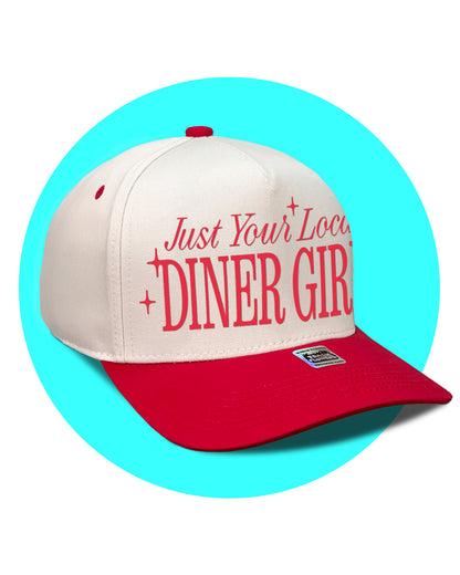 Just Your Local Diner Girl Snapback Trucker Hat