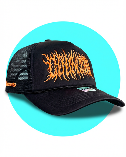 Country Metal Embroidered Trucker Hat