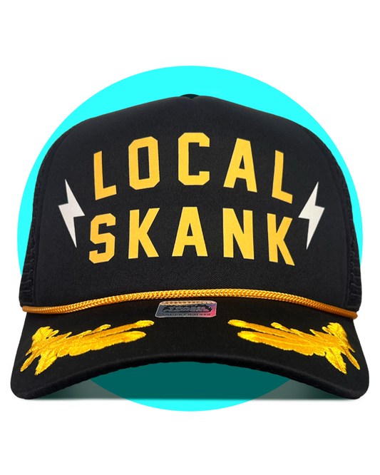 Local Skank Captain Trucker hat