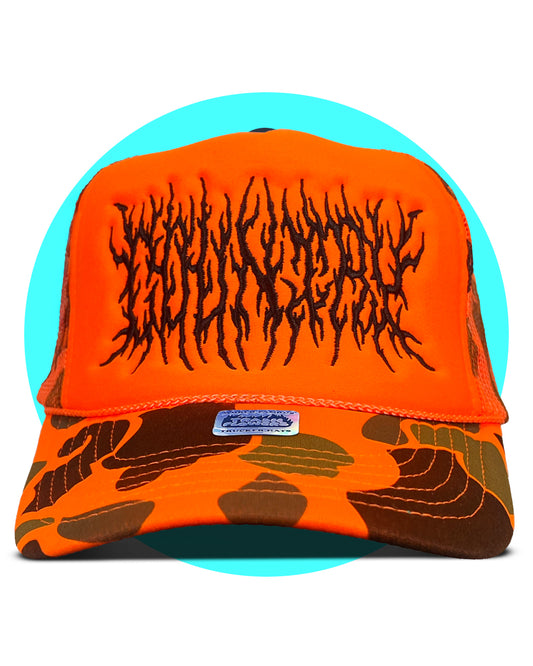 Country Metal Gone Huntin' Trucker Hat