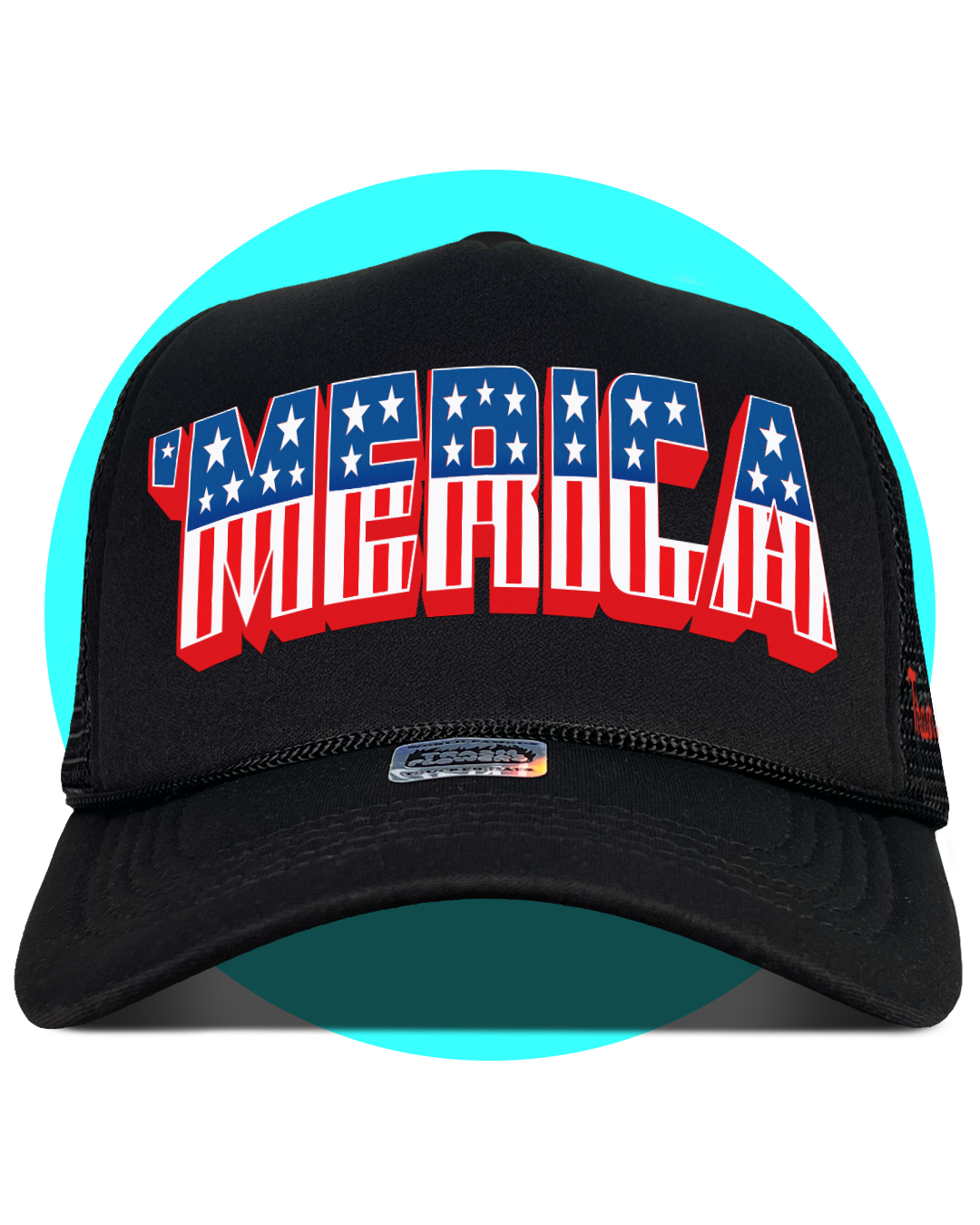 'Merica 4th July Trucker Hat