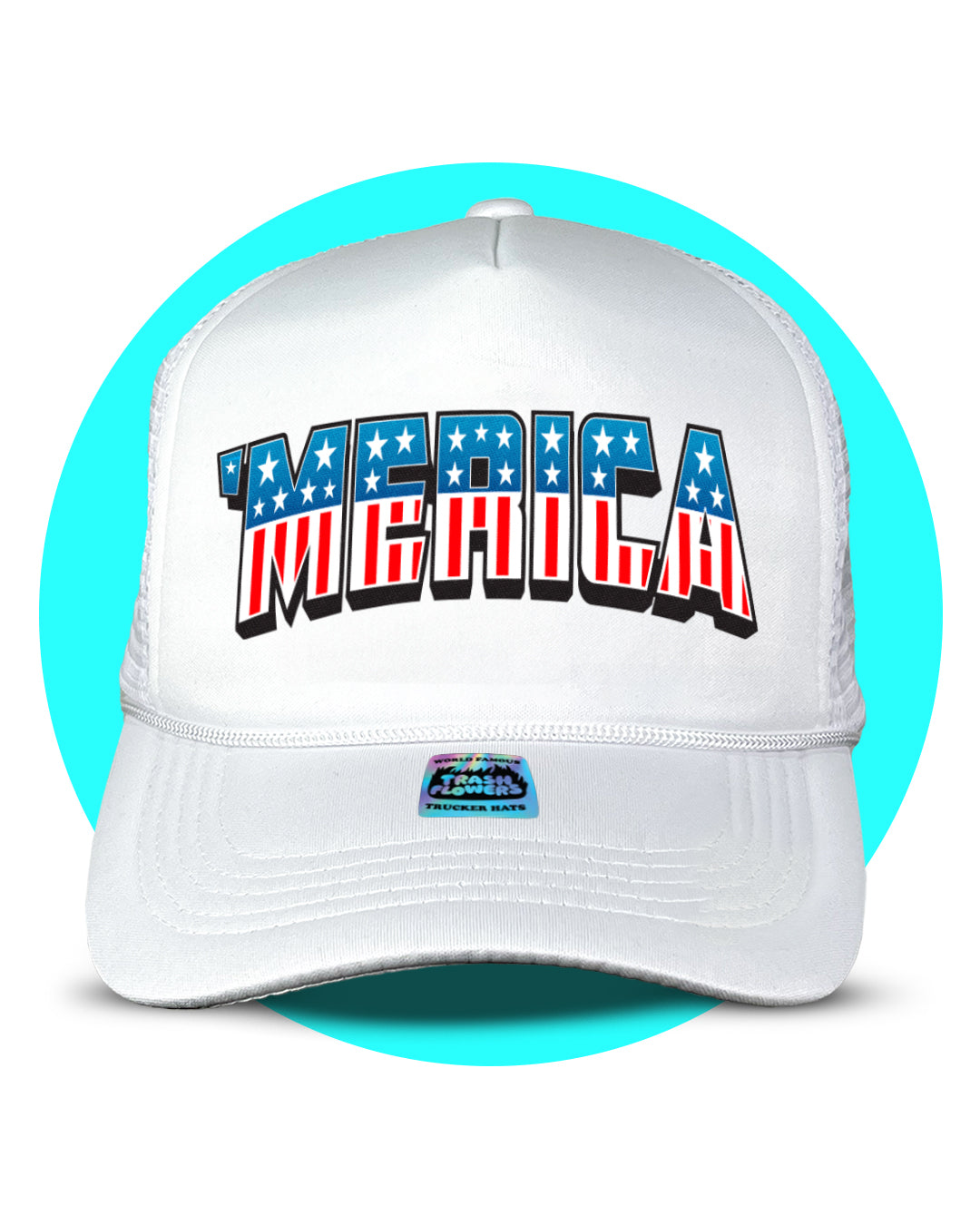 'Merica 4th July Trucker Hat