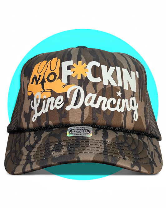 No F'kn Line Dancing Trucker Hat