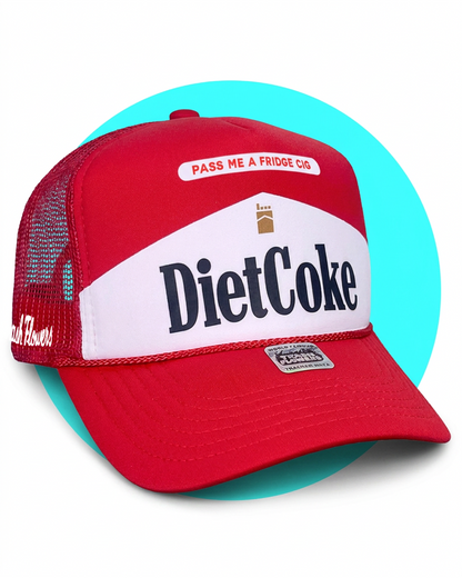 Pass Me a Fridge Cig Diet Coke Fridge Cigarette Trucker Hat