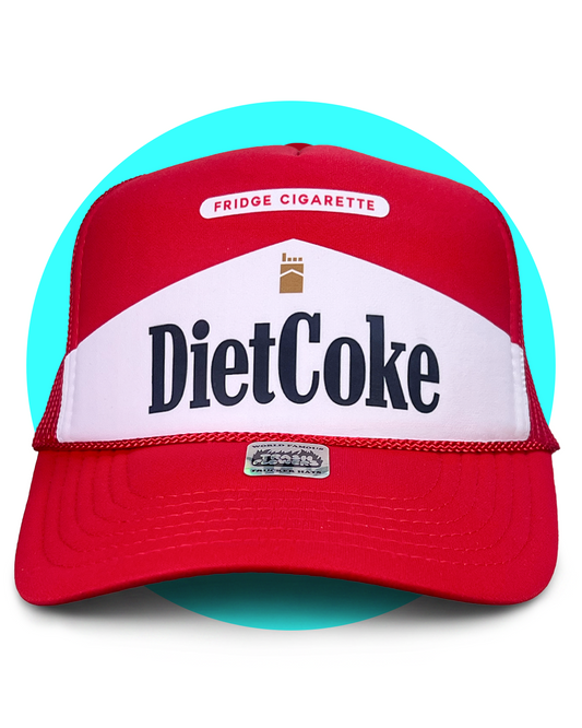 Pass Me a Fridge Cig Diet Coke Fridge Cigarette Trucker Hat