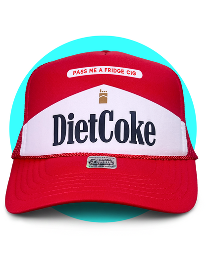 Pass Me a Fridge Cig Diet Coke Fridge Cigarette Trucker Hat