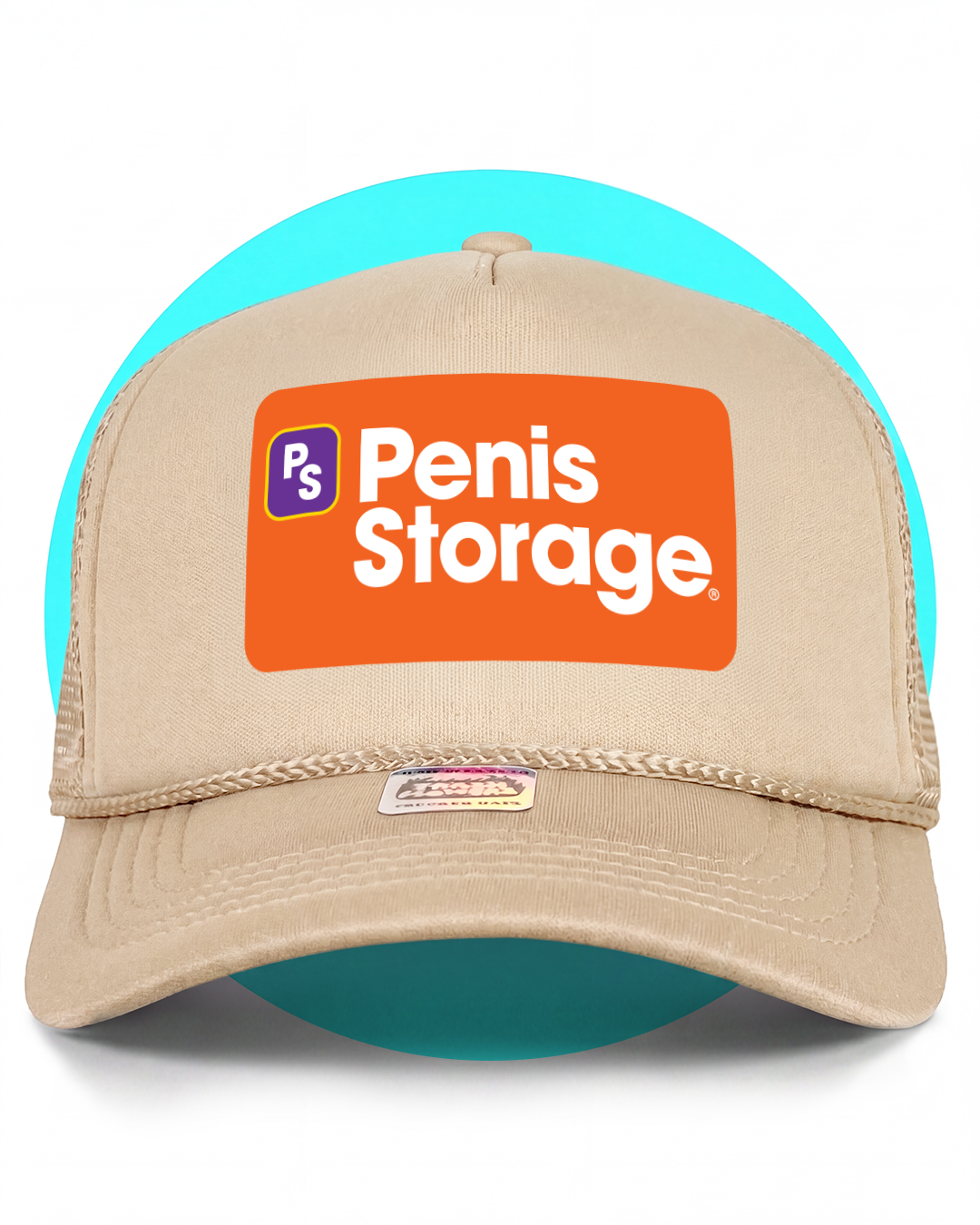 Problem Solved Penis Storage Trucker Hat