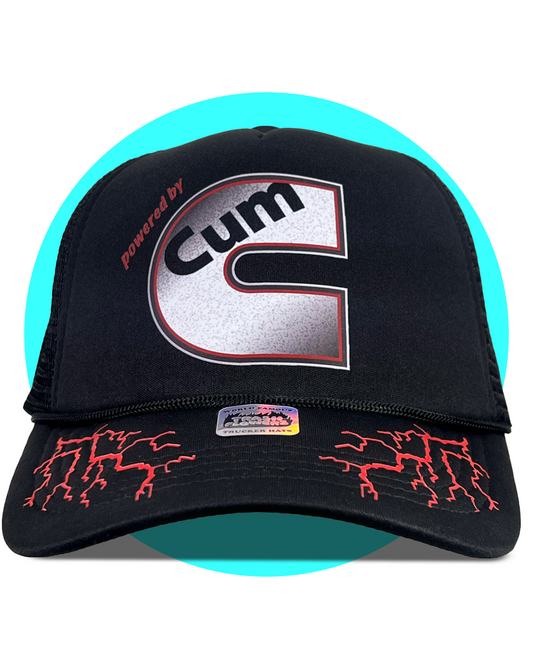 Powered by Cum-mins Powerstroker Trucker Hat