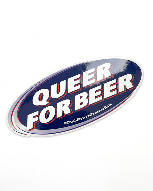 Queer for Beer Sticker