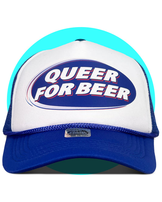 Queer for Beer Trucker Hat