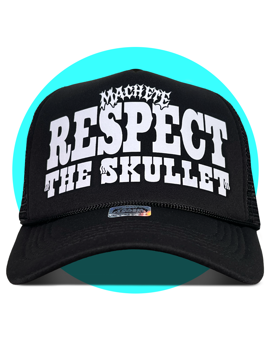Respect The Skullet Trucker Hat
