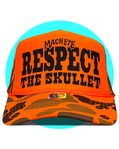Respect The Skullet Trucker Hat