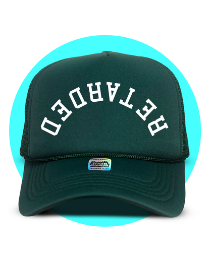 This Trend is Retarded Trucker Hat in green