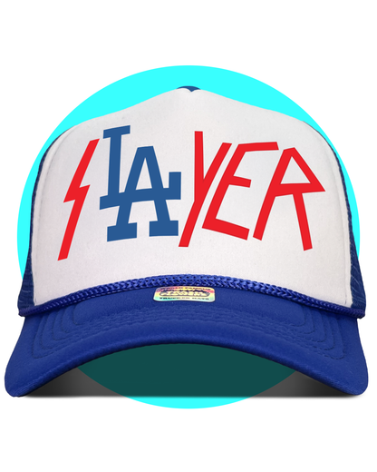 s-LA-yer Trucker Hat