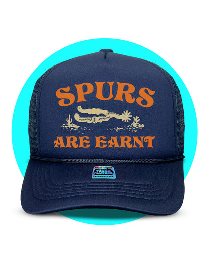 Spurs Are Earnt Trucker Hat in navy