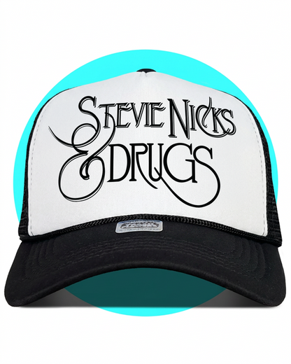Stevie Nicks & Drugs Trucker Hat