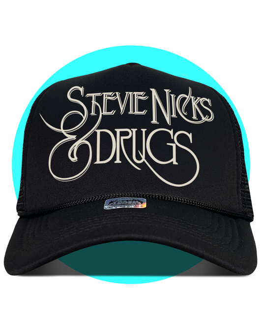 Stevie Nicks & Drugs Trucker Hat