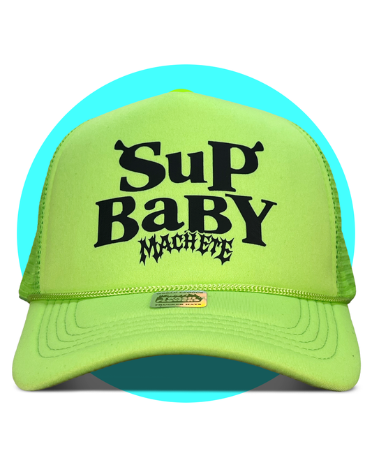 Sup Baby Shrek Trucker Hat