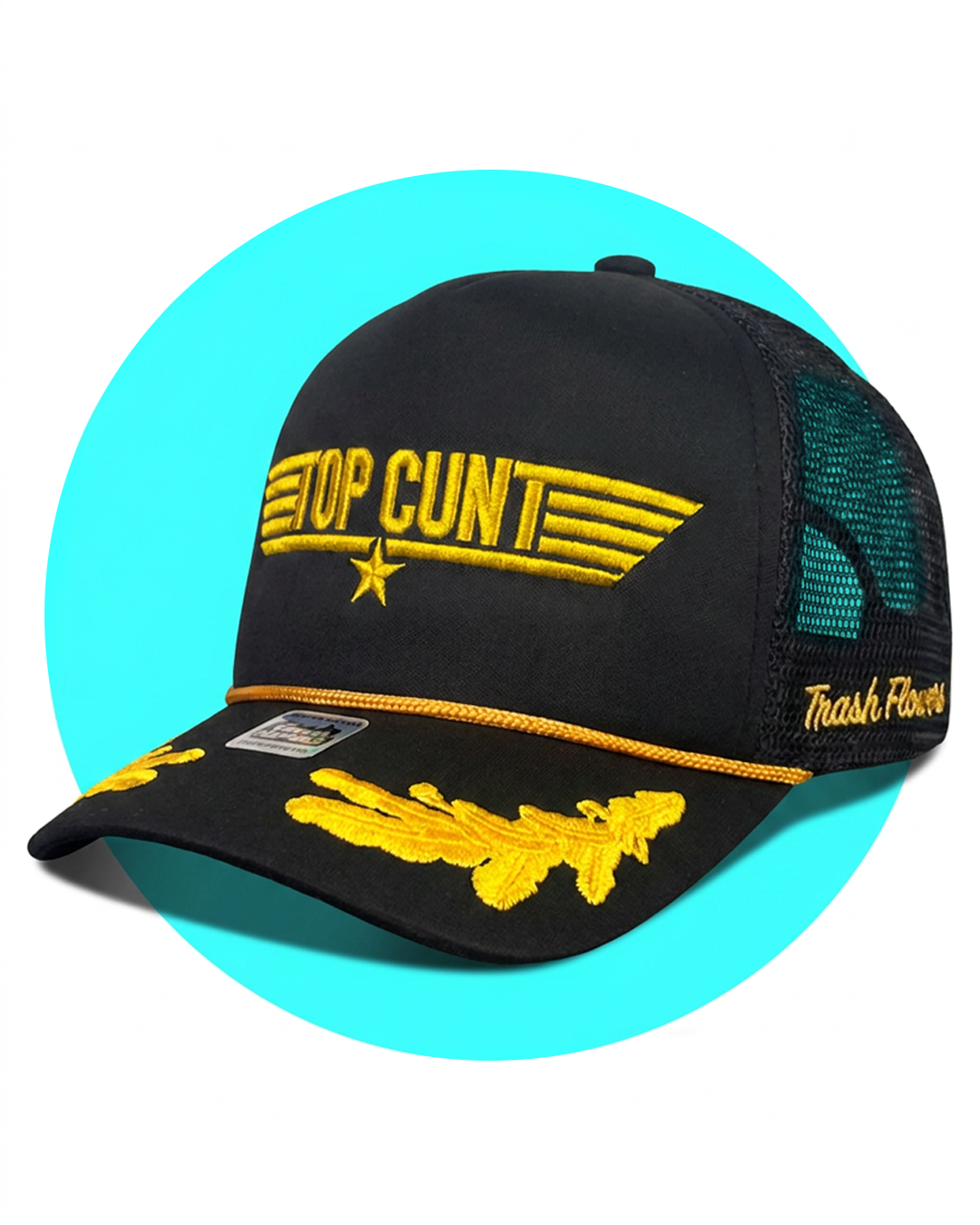 Top Cunt Captain Trucker Hat