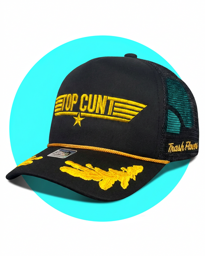 Top Cunt Captain Trucker Hat