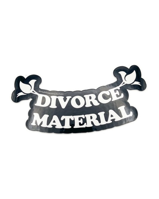 Divorce Material Sticker