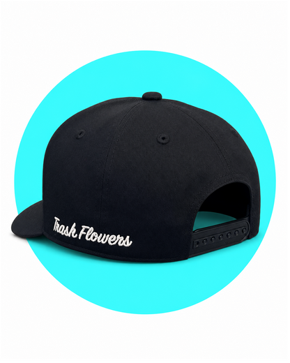 Flame Toe Bug Boot Stitch Snapback Trucker Hat