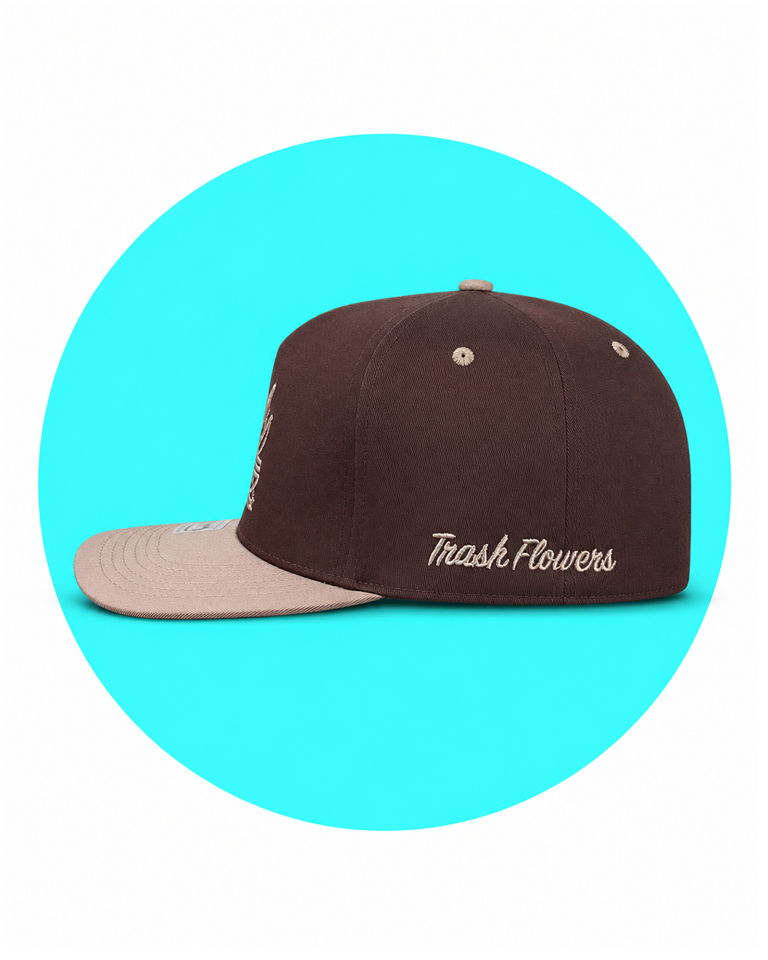 Flame Toe Bug Boot Stitch Snapback Trucker Hat