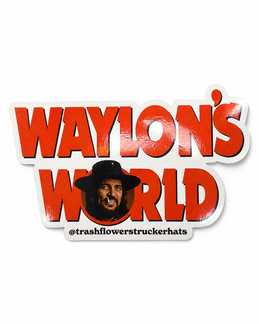 Waylon's World Sticker