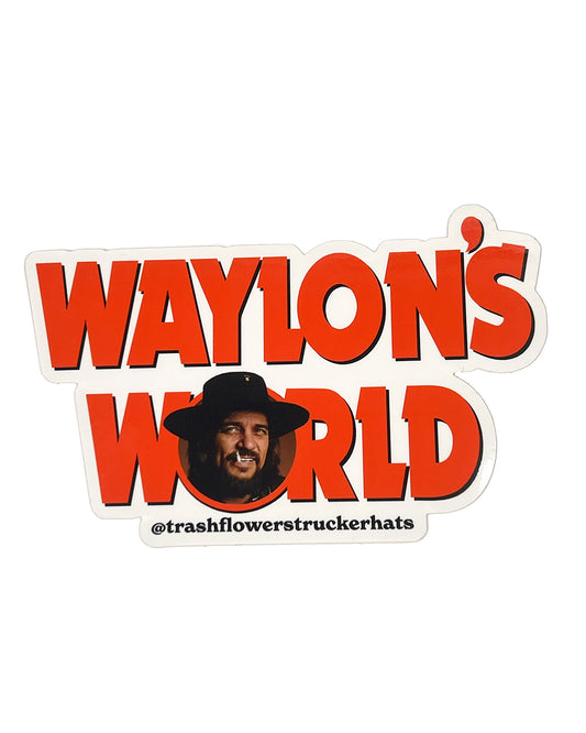 Waylon's World Sticker
