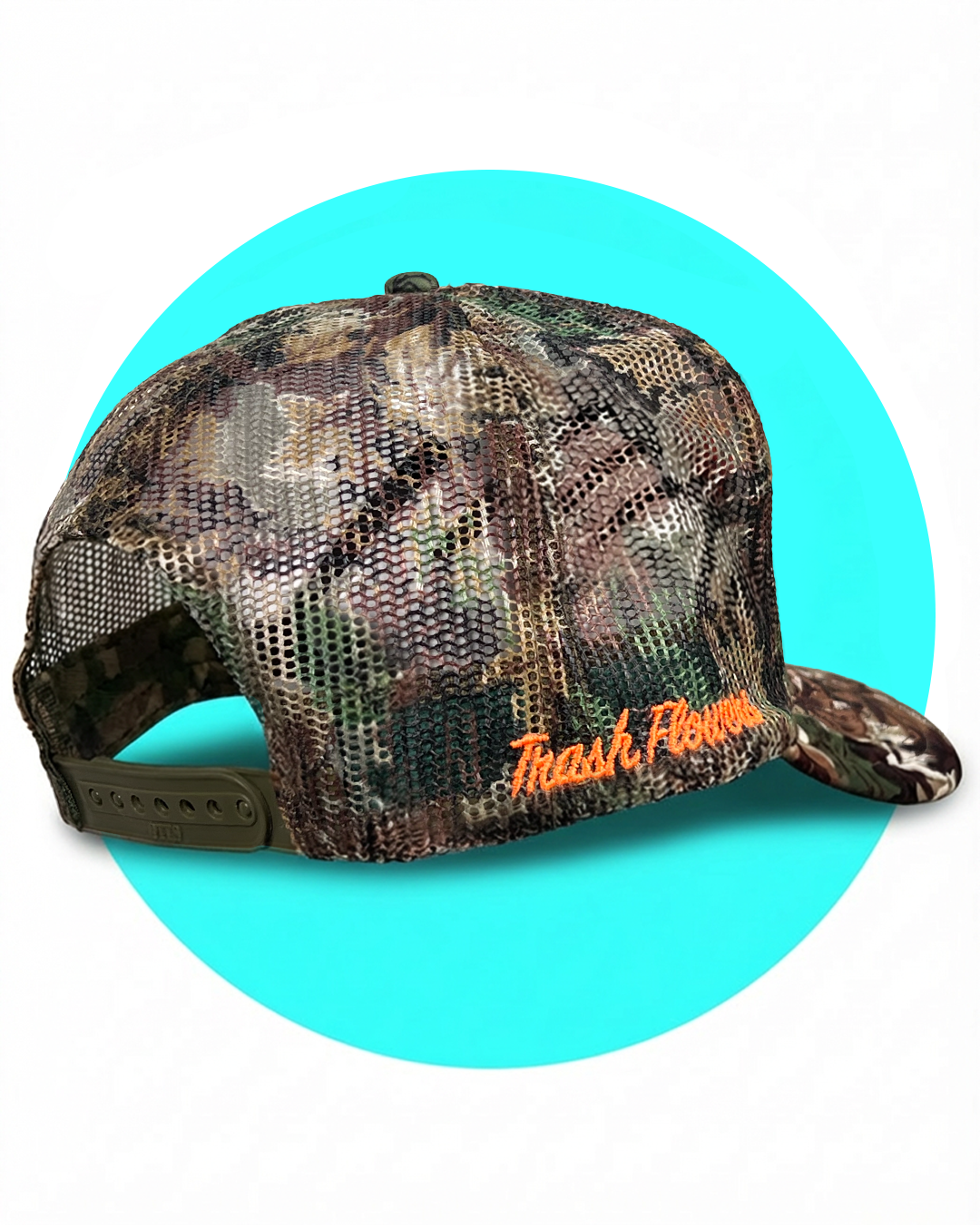 Weekend Hooker Woodland Camo Trucker Hat